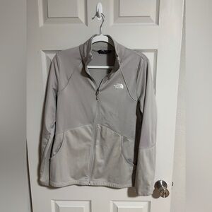 Jordan Women's Light Gray Full-Zip Utility Jacket